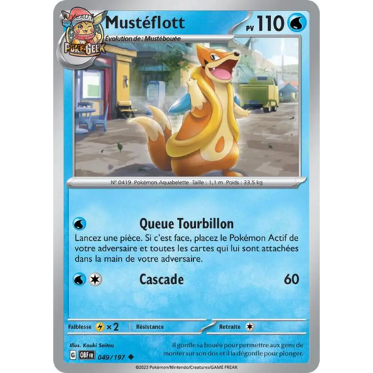 Uncommon - Pokemon - Obsidian Flames - Floatzel 49/197