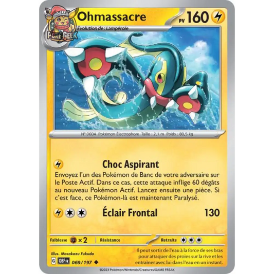 Uncommon - Pokemon - Obsidian Flames - Ohmassacre 69/197