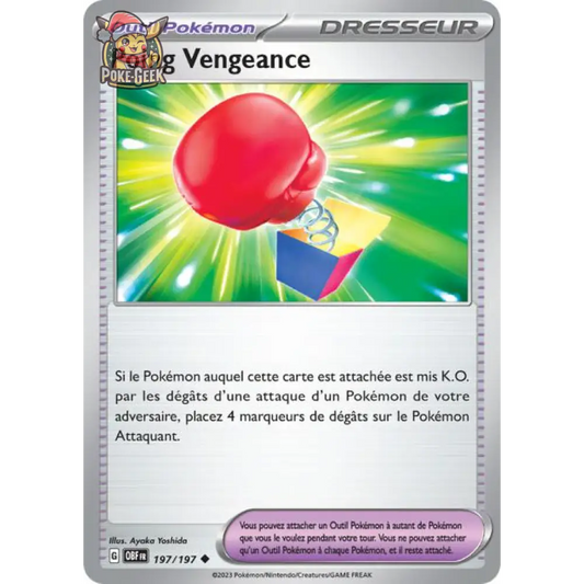 Peu commune - Pokemon - Flammes Obsidiennes - Poing Vengeance 197/197