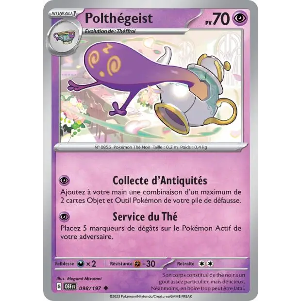 Uncommon - Pokemon - Obsidian Flames - Polthegeist 98/197