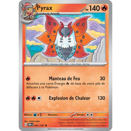 Uncommon - Pokemon - Obsidian Flames - Pyrax 41/197