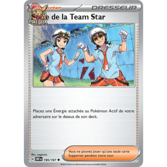 Peu commune - Pokemon - Flammes Obsidiennes - Sbire de la Team Star 195/197