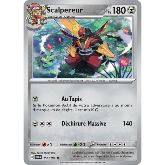 Uncommon - Pokemon - Obsidian Flames - Scalper 150/197