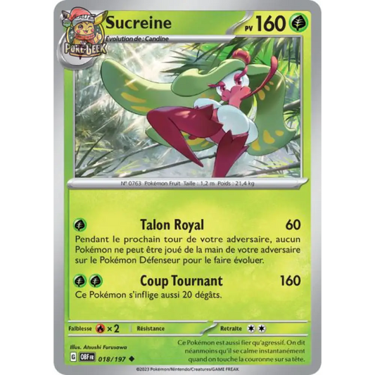 Uncommon - Pokemon - Obsidian Flames - Sucreine 18/197
