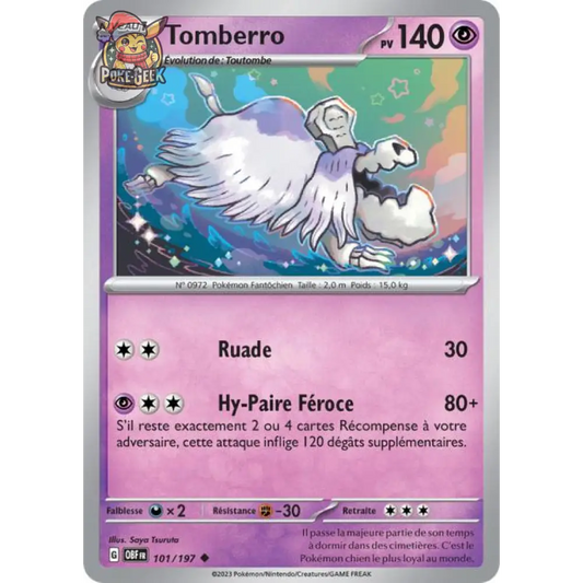 Uncommon - Pokemon - Obsidian Flames - Tomberro 101/197