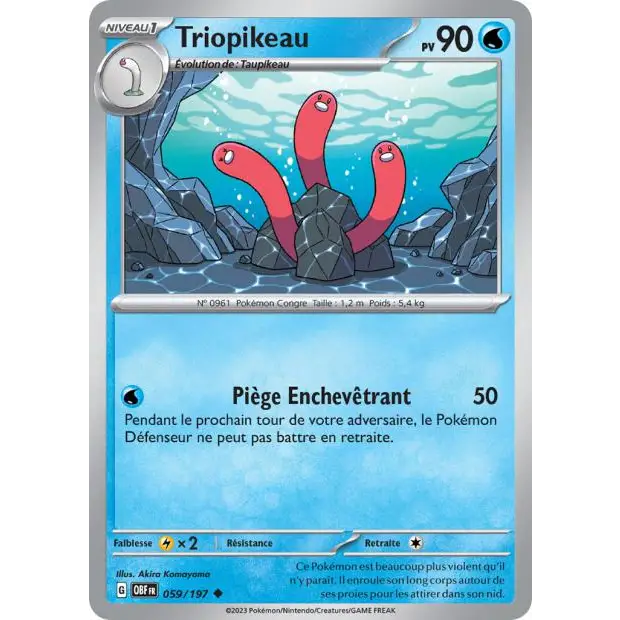 Peu commune - Pokemon - Flammes Obsidiennes - Triopikeau 59/197