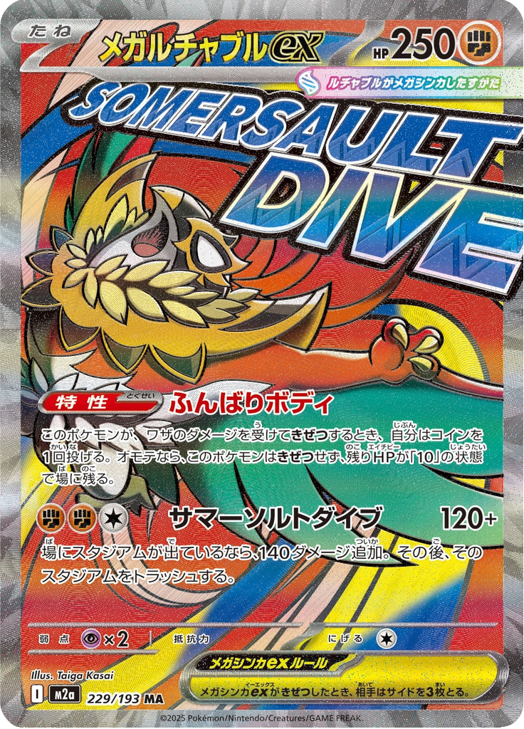 Vue agrandie de Mega Hawlucha ex, carte 229/193