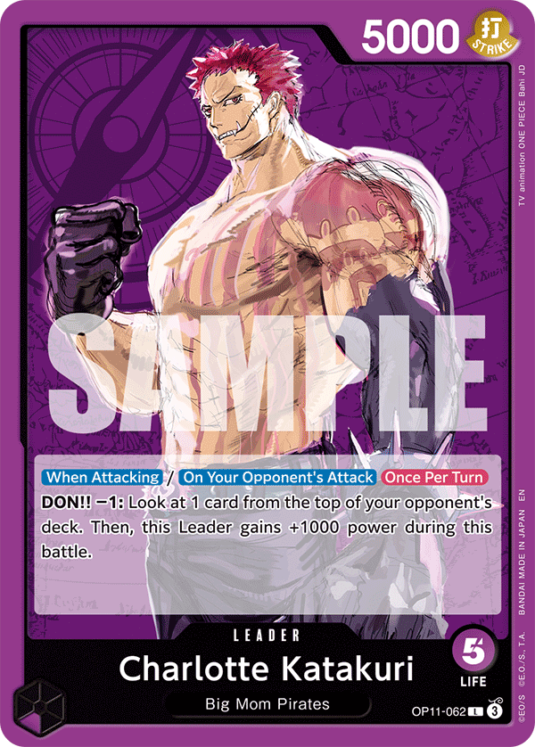 Vue agrandie de Charlotte Katakuri, carte OP11-062