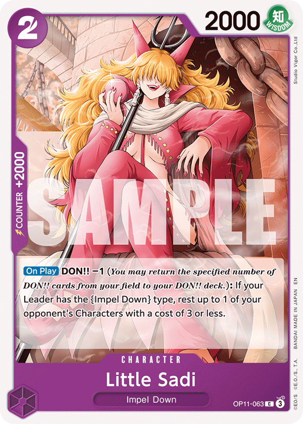 Vue agrandie de Little Sadi, carte OP11-063