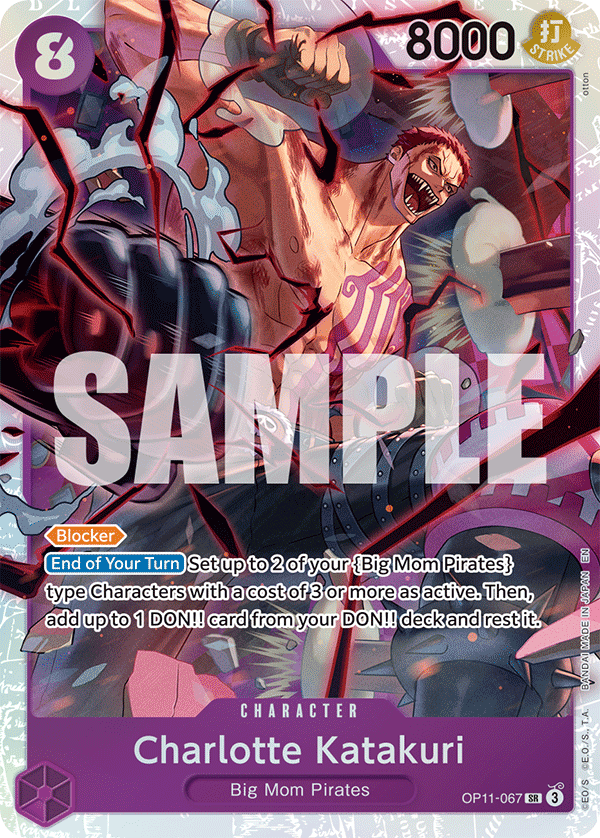 Vue agrandie de Charlotte Katakuri, carte OP11-067