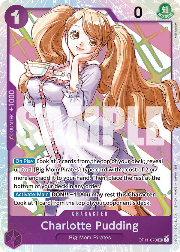 Vue agrandie de Charlotte Pudding, carte OP11-070