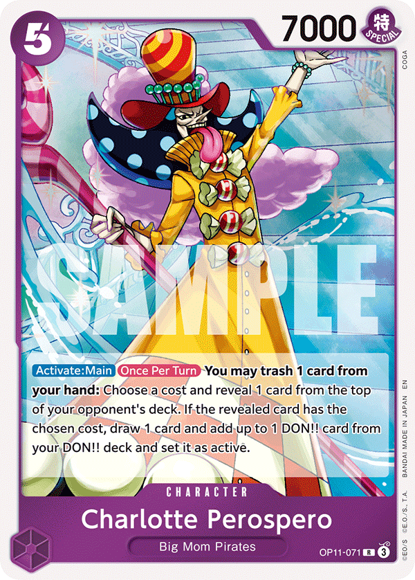 Vue agrandie de Charlotte Perospero, carte OP11-071