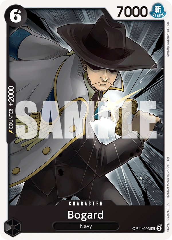 Vue agrandie de Bogard, carte OP11-093