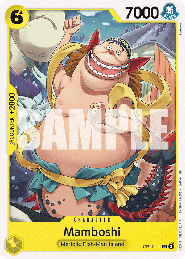 Vue agrandie de Mamboshi, carte OP11-111