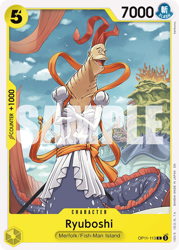 Vue agrandie de Ryuboshi, carte OP11-113