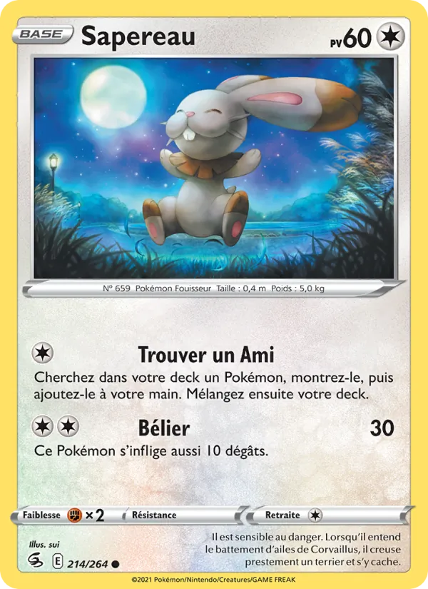 Sapereau 214/264 — EB08 - Poing de Fusion