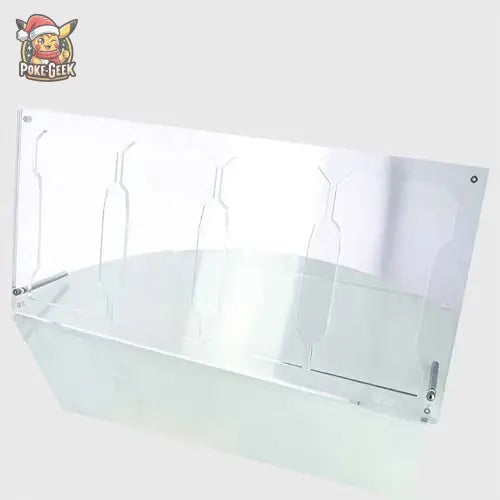 Phoenix Shield Acrylic Case 4 Slots – Boîtier Acrylique pour Boosters Blister - Poke-Geek