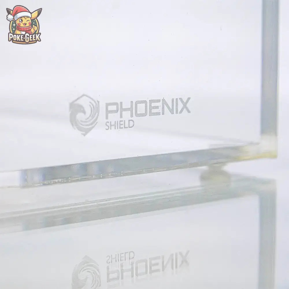 Phoenix Shield – Boîte Acrylique Display Premium – Protection Magnétique - Poke-Geek