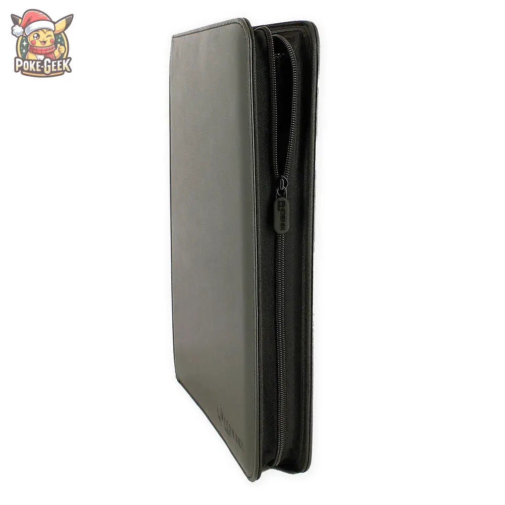 Phoenix Shield – Classeur 9-Pockets Premium Zipper Album 360 cartes – Noir - Poke-Geek