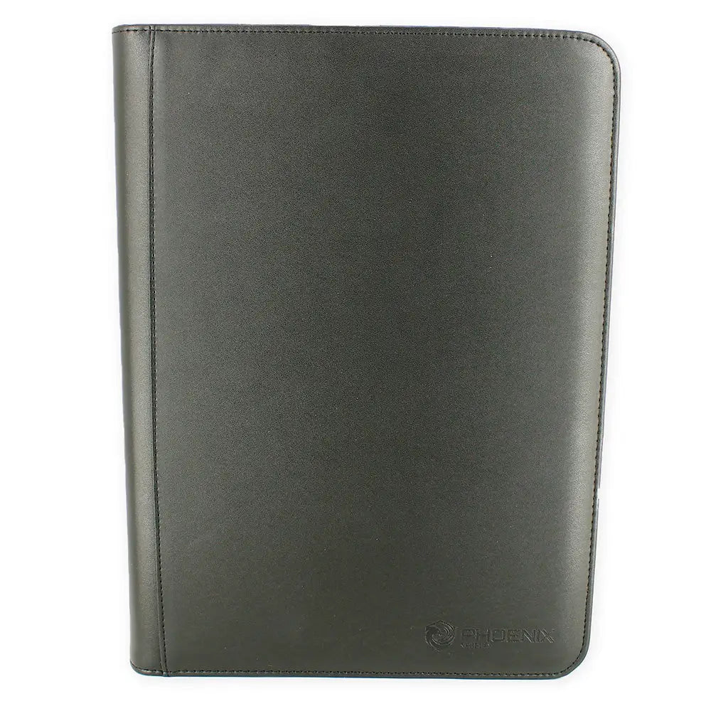 Phoenix Shield – Classeur 9-Pockets Premium Zipper Album 360 cartes – Noir - Poke-Geek