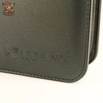 Phoenix Shield - Classeur 9-Pockets Premium Zipper Album 360 cartes – Noir