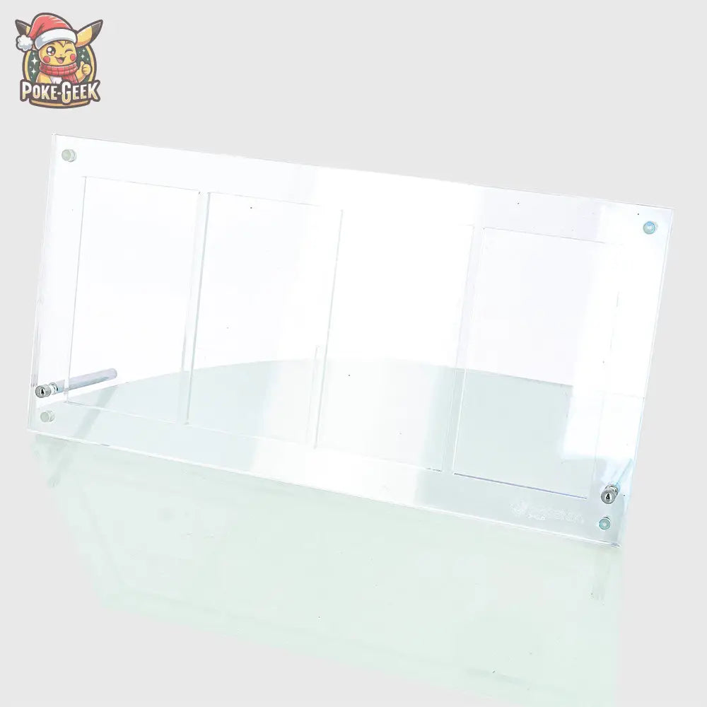 Phoenix Shield – Présentoir Acrylique 4-Slots – Boosters Pokémon - Poke-Geek