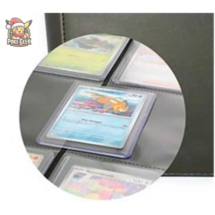 Phoenix Shield – Zip Album Deluxe 9-Pockets – 360 cartes pour Toploader - Poke-Geek