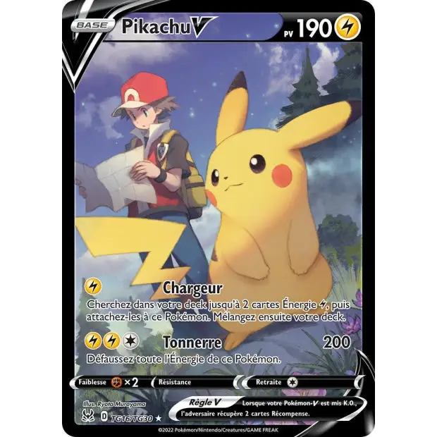 Pikachu V - SWSH Verloren Oorsprong - TG16/TG30
