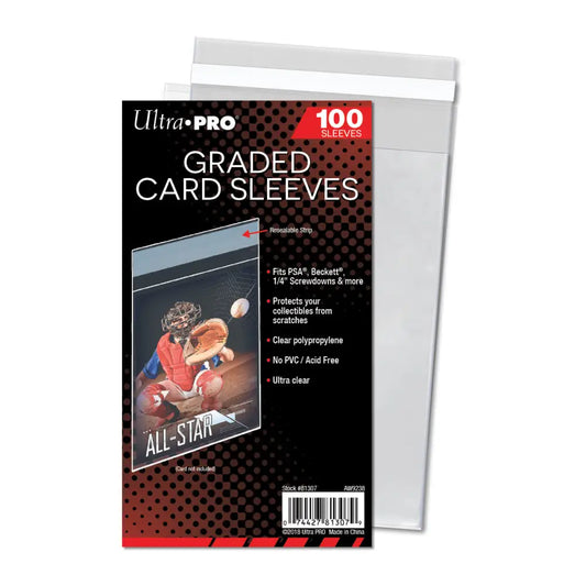 Sleeves - Ultra Pro - Graded Card Sleeves - PSA/Beckett Case Protectors - 100 per pack