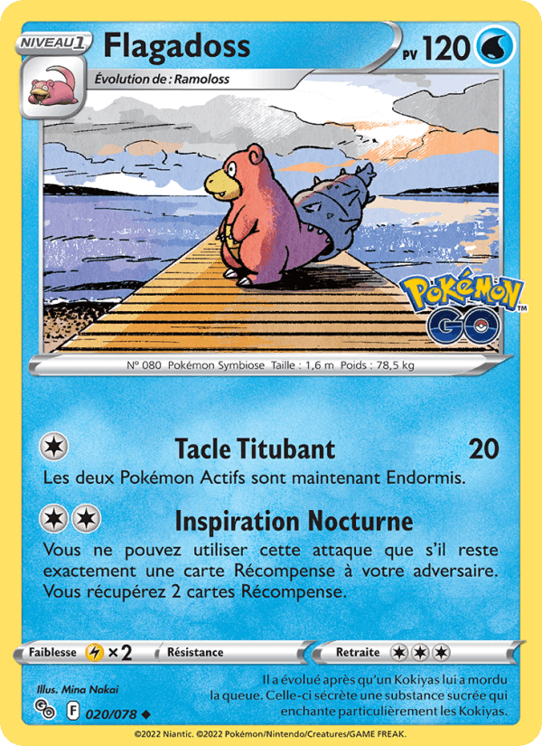 Flagadoss 20/78 — EB10.5 Pokemon GO — Carte Pokémon française