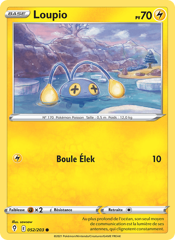 Loupio 52/203 — EB07 - Evolution Céleste — Carte Pokémon française