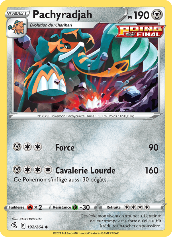 Pachyradjah 192/264 — EB08 - Poing de Fusion