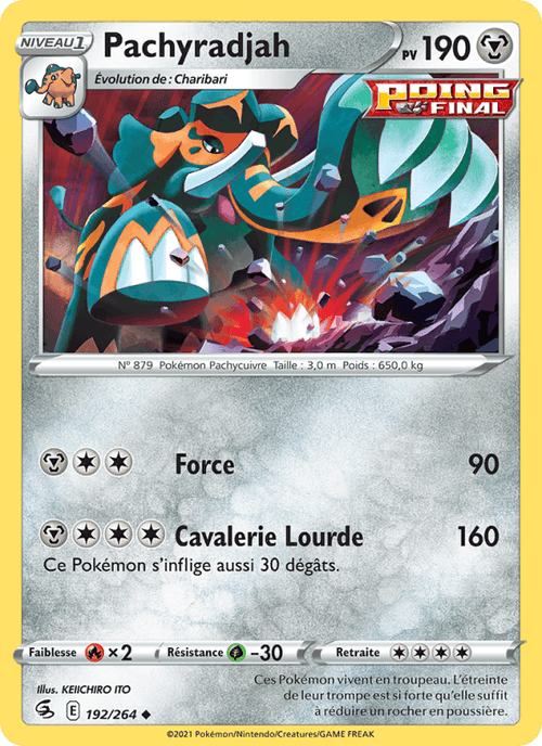 Pachyradjah 192/264 — EB08 - Poing de Fusion