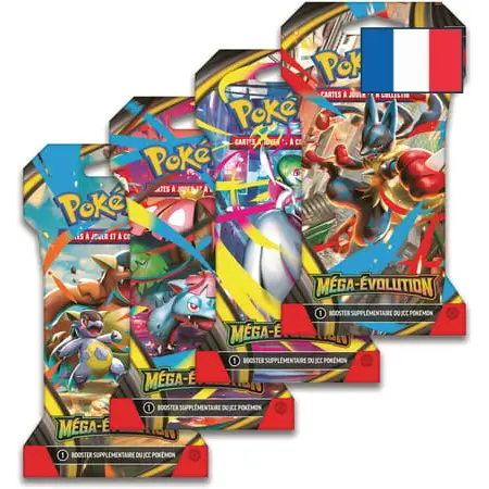 Pokémon – 1 Booster Blister – Méga Évolution – ME01 (FR) MAX 4 / PERSONNE