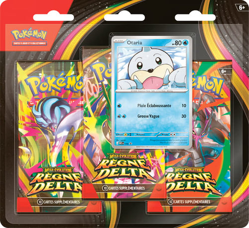 Tripack Otaria Pokémon Méga-Évolution – ME06 Règne Delta – FR