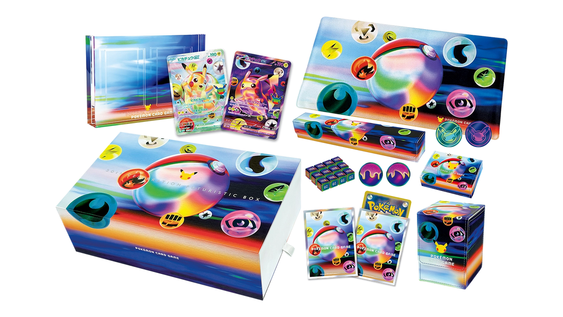 Coffret Pokémon 30th CELEBRATION FUTURISTIC BOX japonais – contenu complet