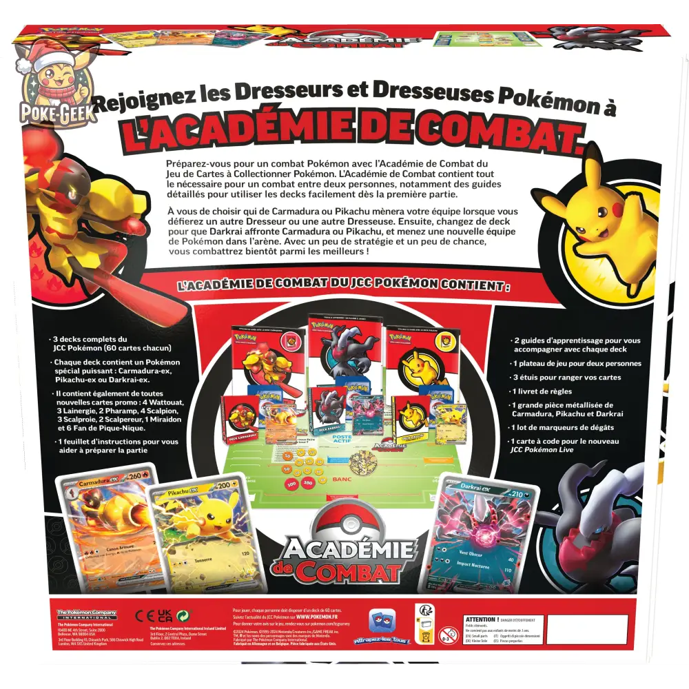 Pokémon – Académie de Combat V3 (2024) – Français - Poke-Geek