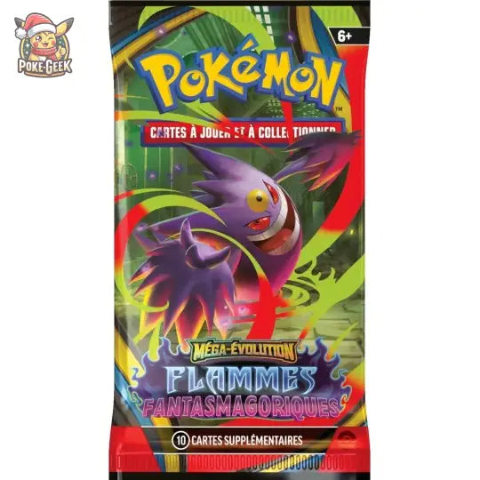 Pokémon - Booster 10 cartes ME02 : Flammes Fantasmagoriques (FR) - Poke-Geek
