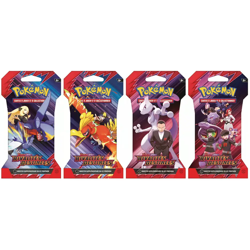 Pokémon Booster Blister EV10 Rivalités Destinées (1 Booster Aléatoire) - FR - Poke-Geek
