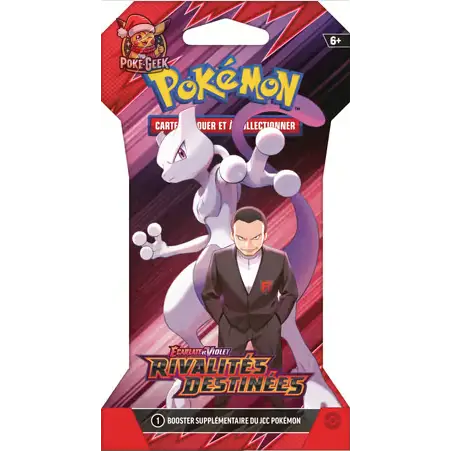 Pokémon Booster Blister EV10 Rivalités Destinées (1 Booster Aléatoire) - FR - Poke-Geek