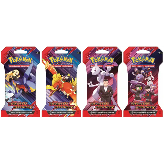 Pokémon Booster Blister EV10 Rivalités Destinées (1 Booster Aléatoire) - Version Française 🚩 2 PAR PERSONNE/ADRESSE 🚩