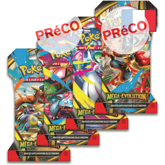 Pokémon – 1 Booster Blister – Méga Évolution – ME01 (FR) MAX 4 / PERSONNE