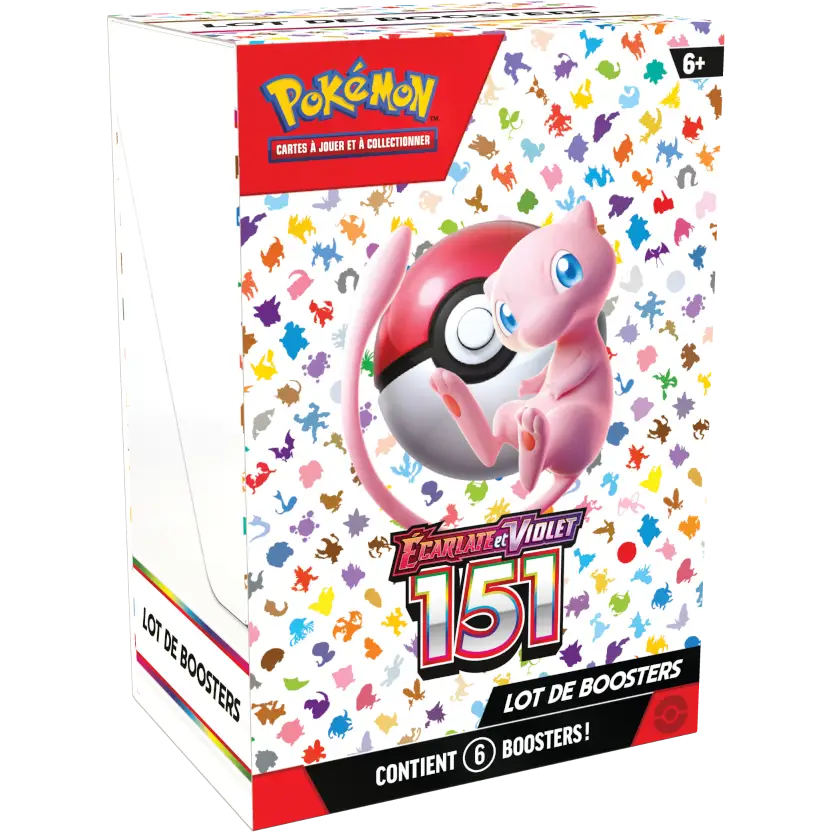 Pokémon - Bundle 6 Boosters EV3.5 Écarlate et Violet 151 - FR - Poke-Geek