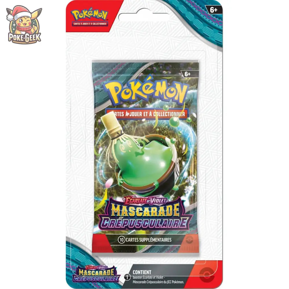 Pokémon - Booster Écarlate Et Violet 06: Mascarade Crépusculaire (Sous Blister) Fr Precommande