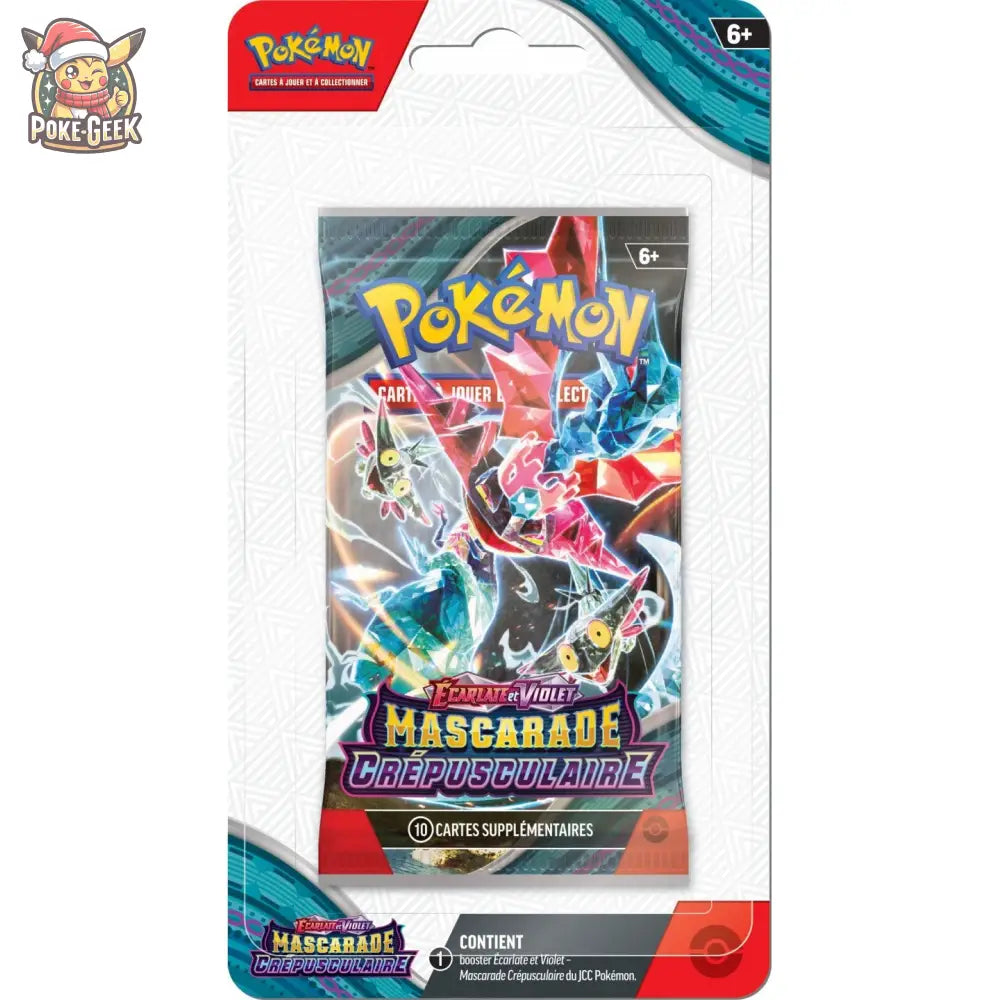 Pokémon - Booster Écarlate Et Violet 06: Mascarade Crépusculaire (Sous Blister) Fr Precommande