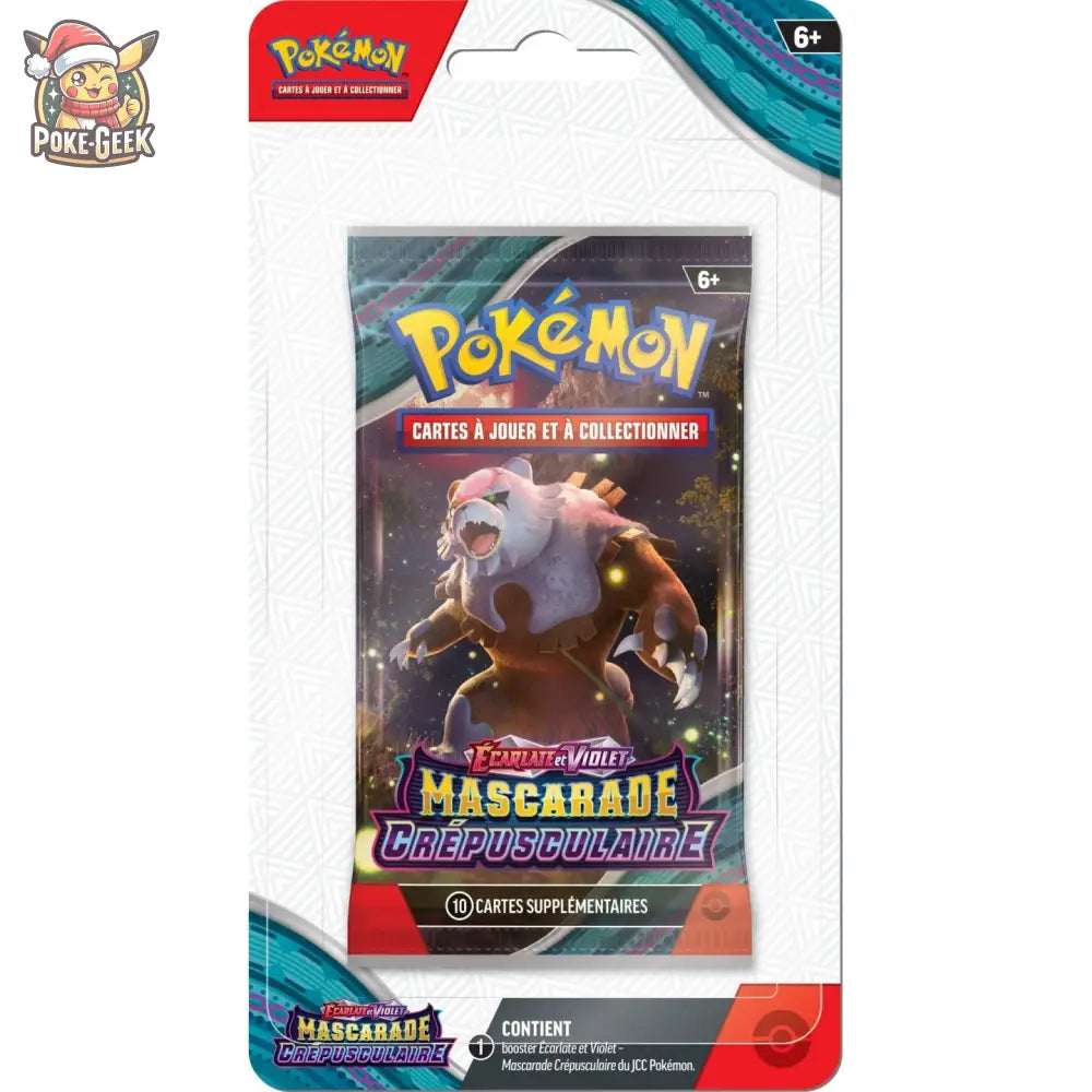 Pokémon - Booster Écarlate Et Violet 06: Mascarade Crépusculaire (Sous Blister) Fr Precommande