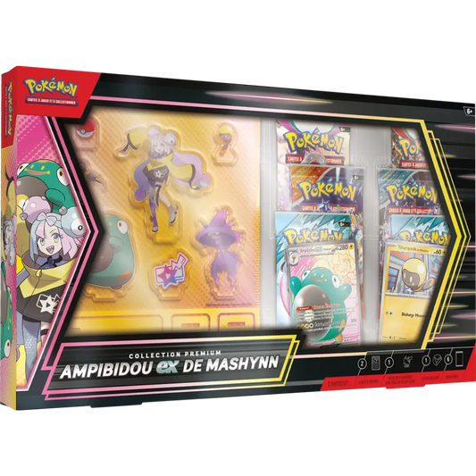 Pokémon – Coffret Collection Premium Ampibidou-Ex de Mashynn – Version Française