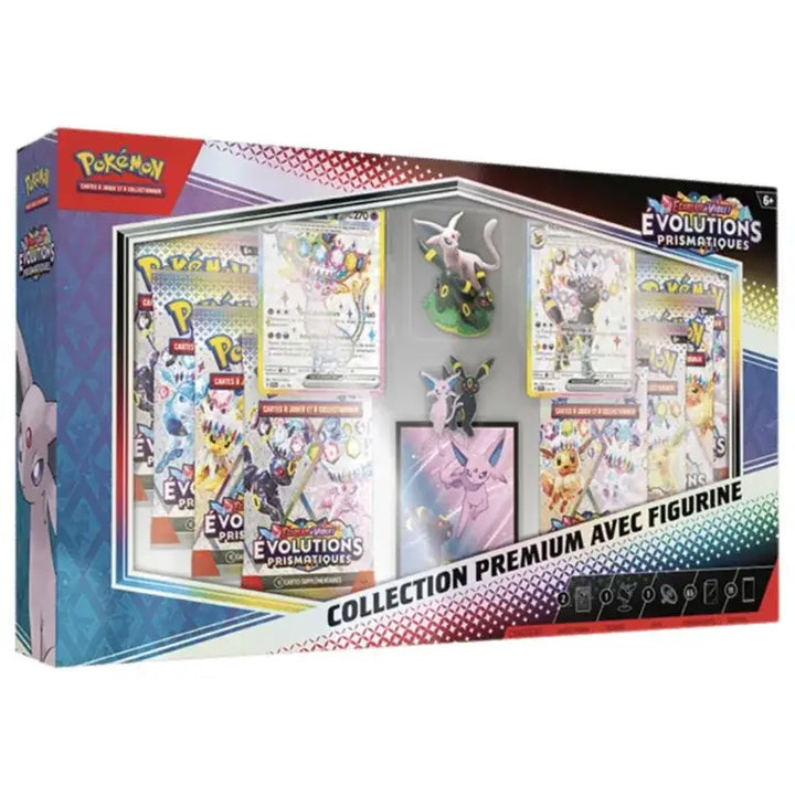 Pokémon – Coffret Collection Premium Figurine Mentali et Noctali – FR