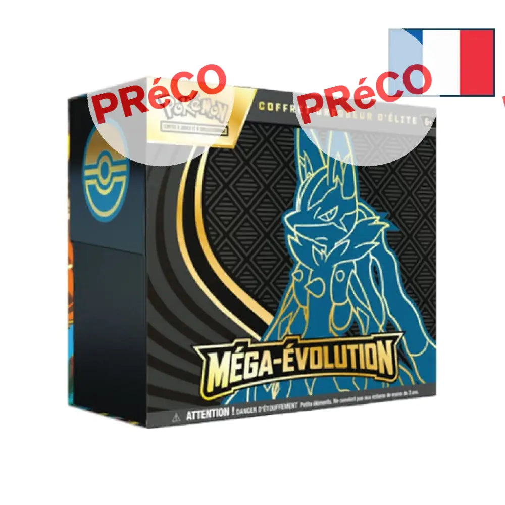 Pokémon – Coffret Dresseur d’Élite – ME01 Lucario ou Gardevoir – ETB (FR) ETB Lucario