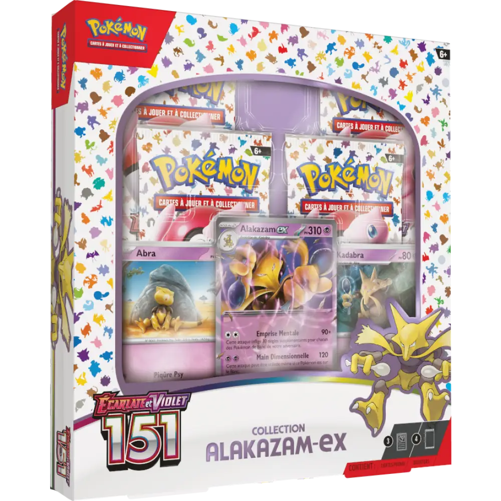 Pokémon - Coffret Écarlate et Violet 151 Alakazam-ex - Poke-Geek